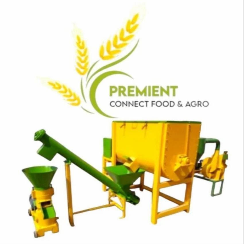 Animal Feed Mill Equipment, 500 kg/hr