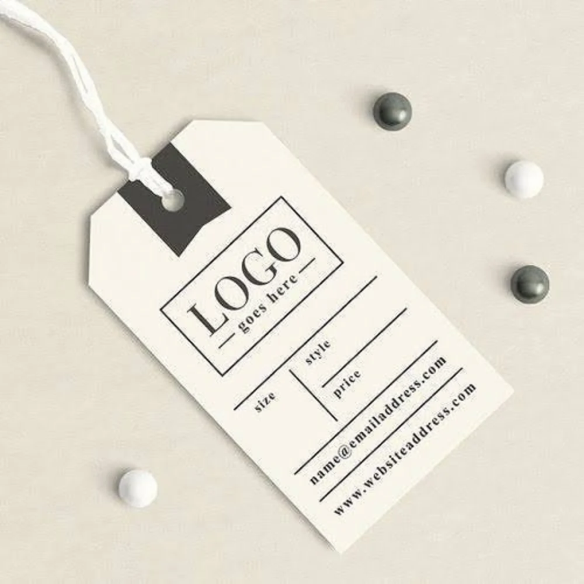Art Card Paper Hang Tag, Garments