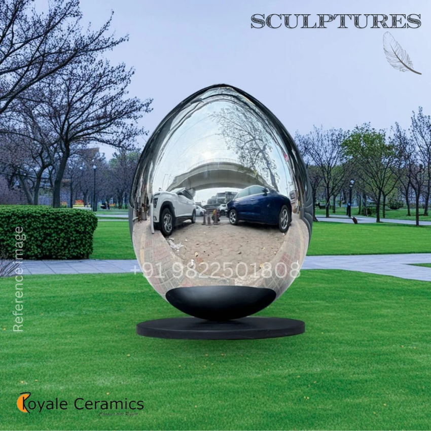 Art Glossy Matt Stainless Steel Sculpture