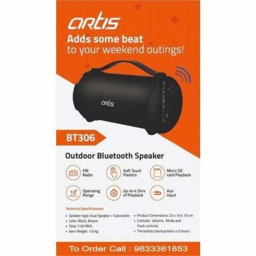 Artis Rectangular BT306 Bluetooth Speaker