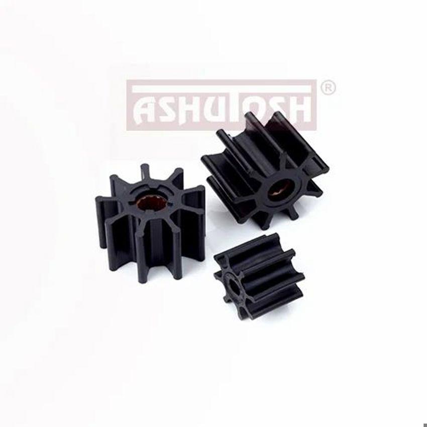 Ashutosh Black Natural Rubber Pump Impeller