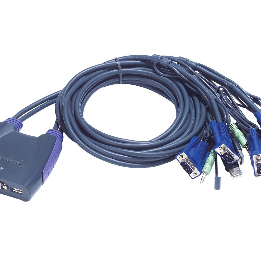 ATEN 4-Port USB KVM Switch (CS64US)