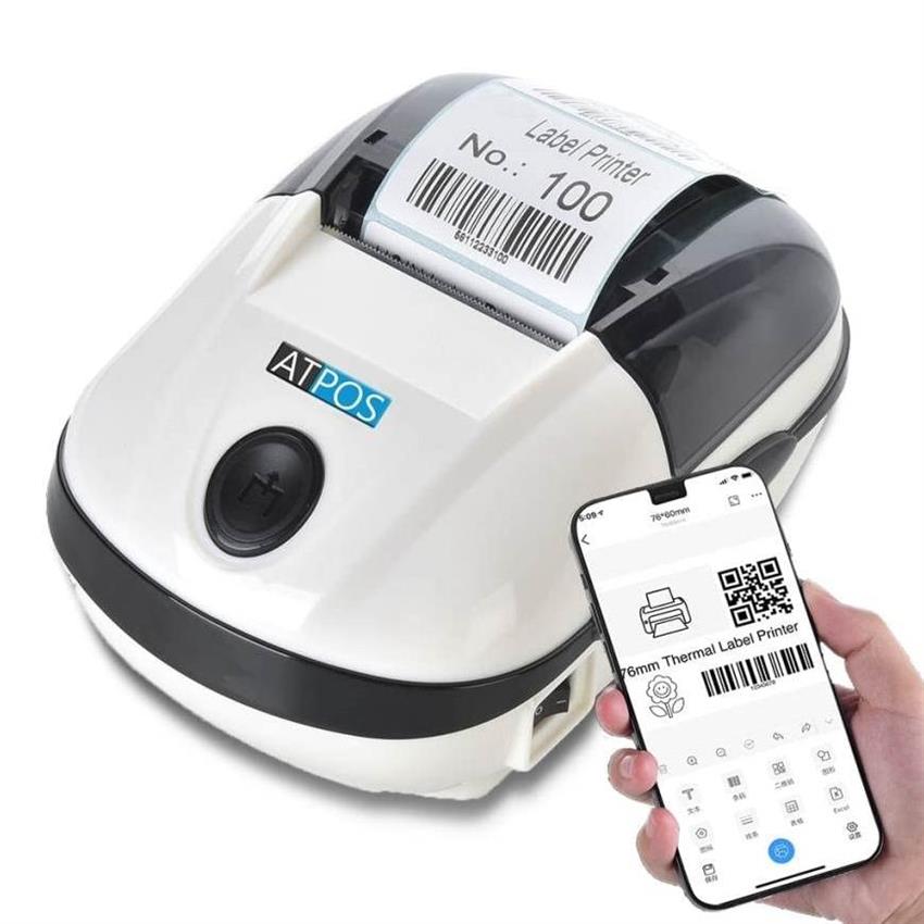 Atpos AT-E58BT Bluetooth Thermal Printer