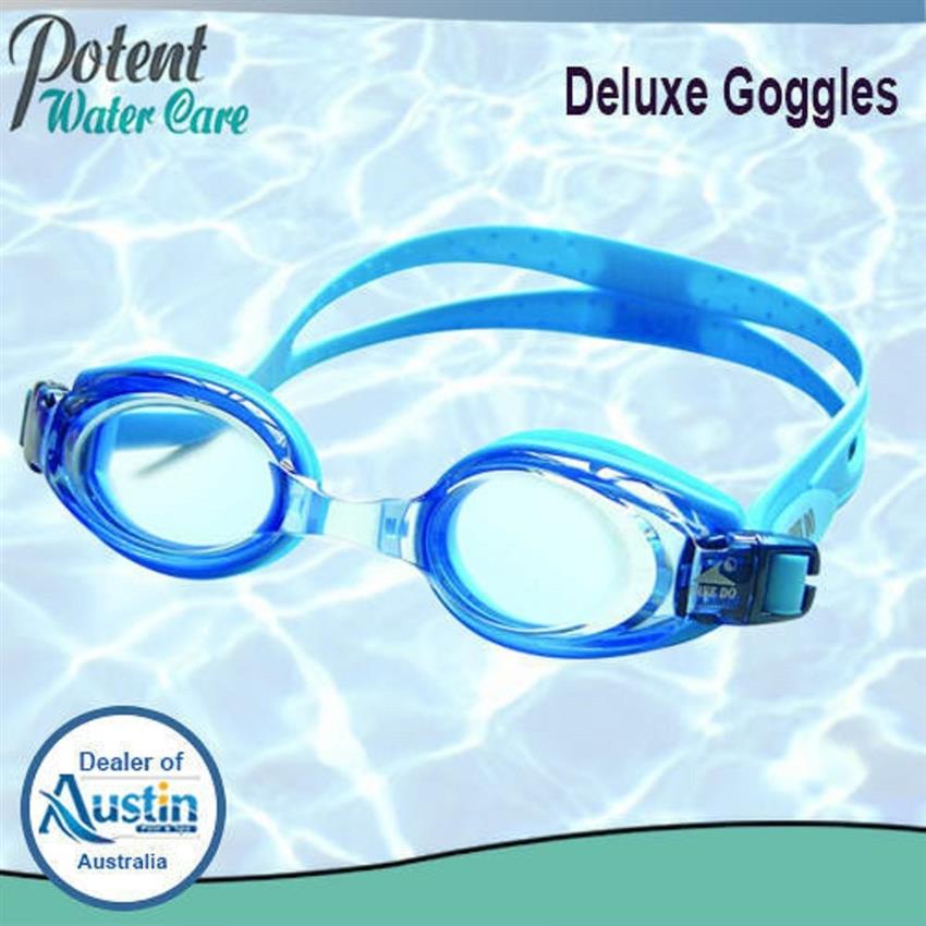 Austin Silicone Swimming Goggles, S-L
