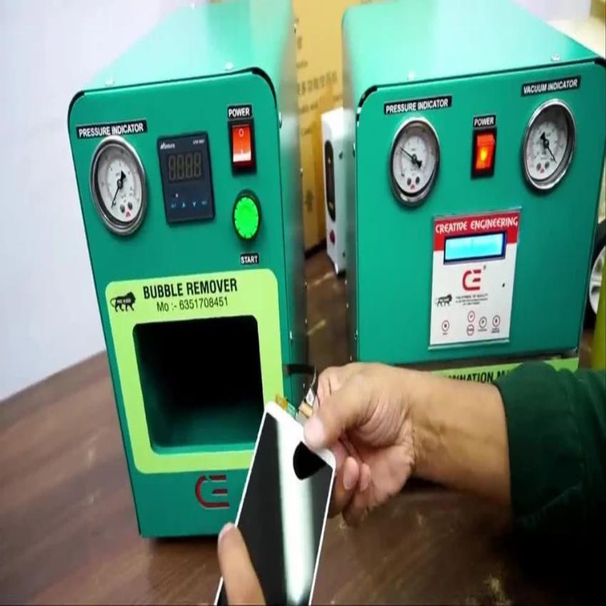 Automated Bubble Removing Machine