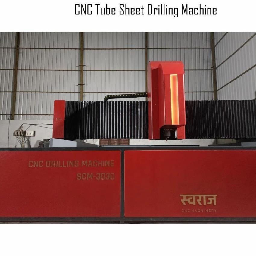 Automated CNC Tube Sheet Drill Machine