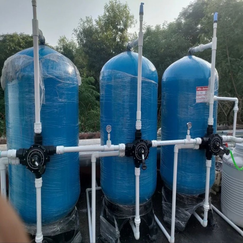 Industrial Water Softener Machine, 100 LPH