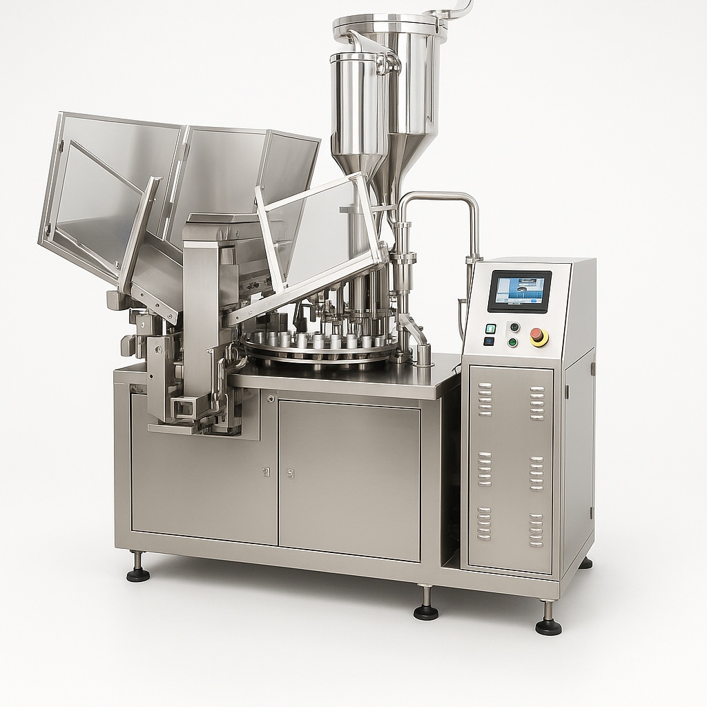 Automated Aluminium Tube Capping Machine