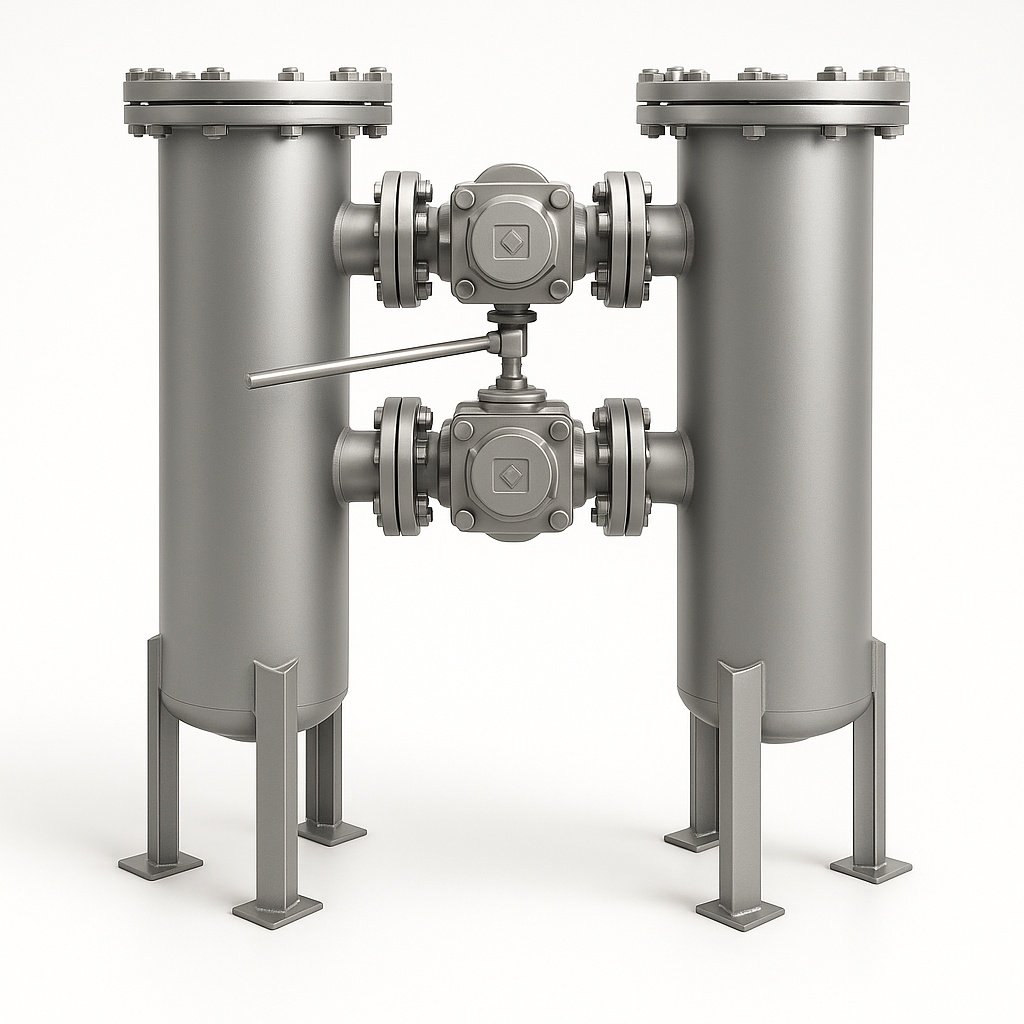 Automatic Mild Steel Duplex Strainer Machine