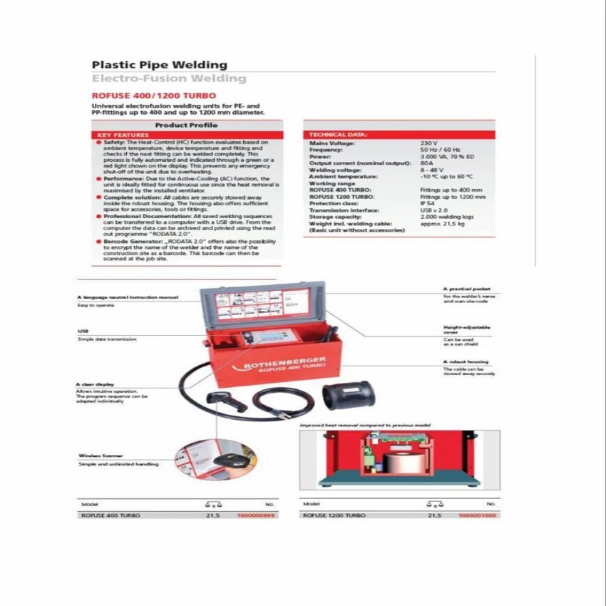Automatic Electrofusion Welding Equipment