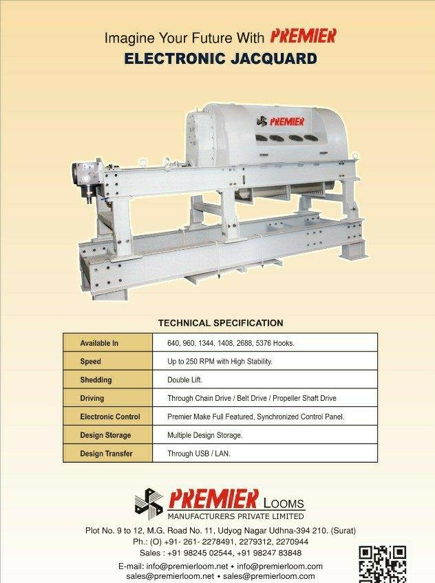 Automatic Electronic Jacquard - Up to 640 Hooks
