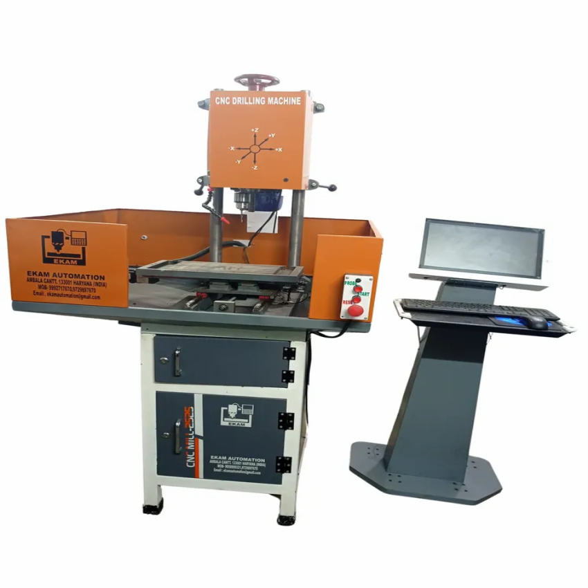 Automatic Mild Steel CNC Drilling Machine, 12mm Capacity