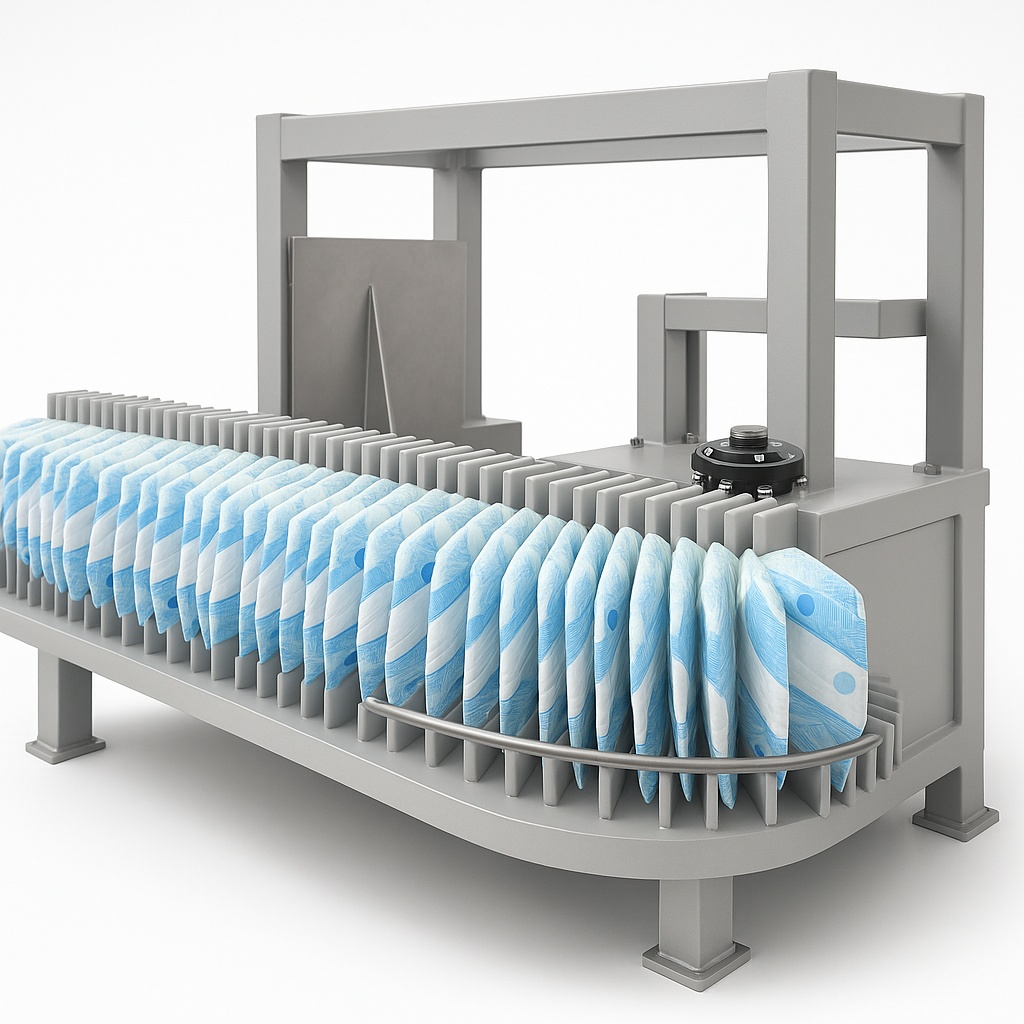 Automated Mild Steel Diaper Manufacturing Plant