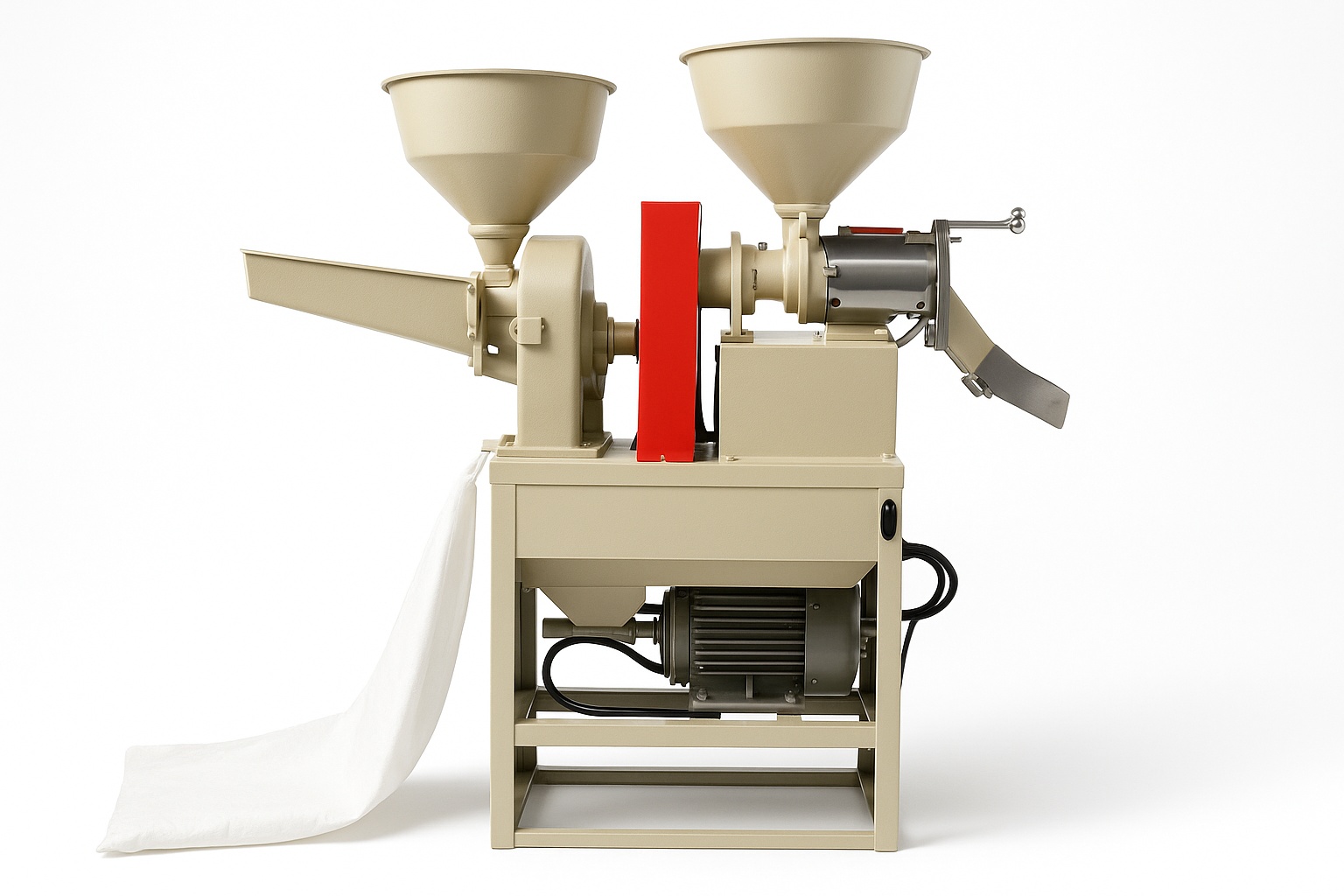 Automated Rice Combine Mill, 3 HP