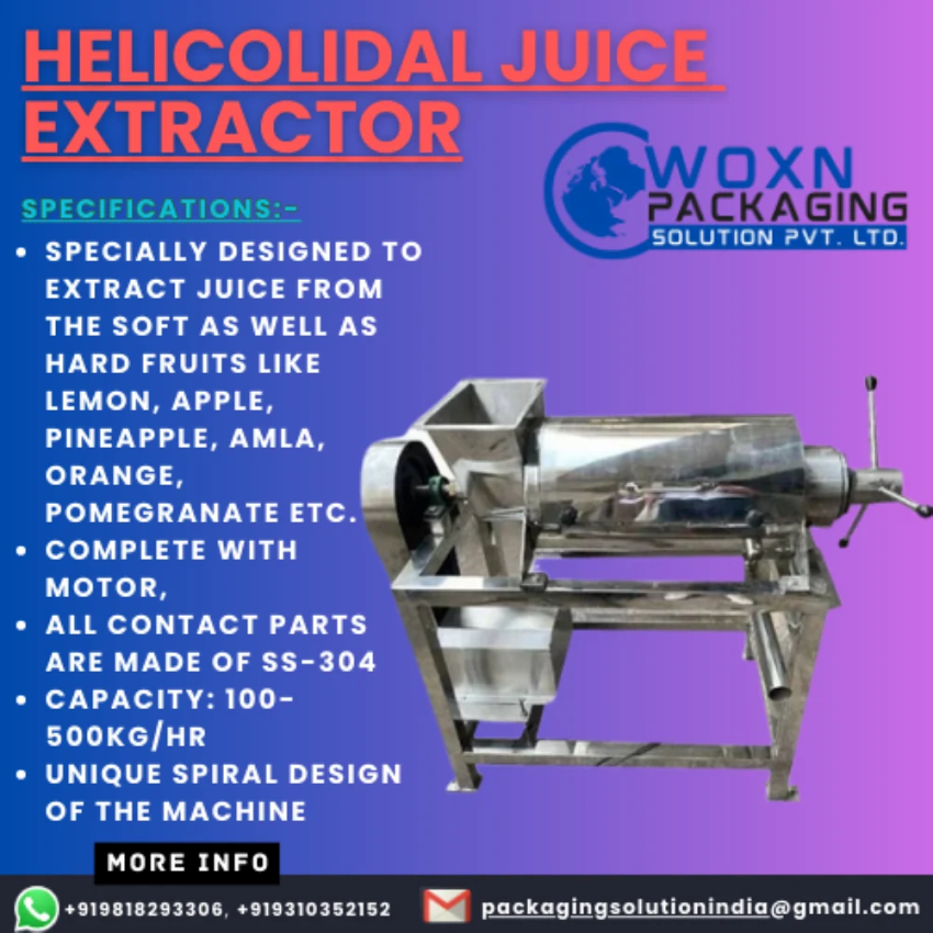 Automatic MS/SS Orange Juice Press Machine