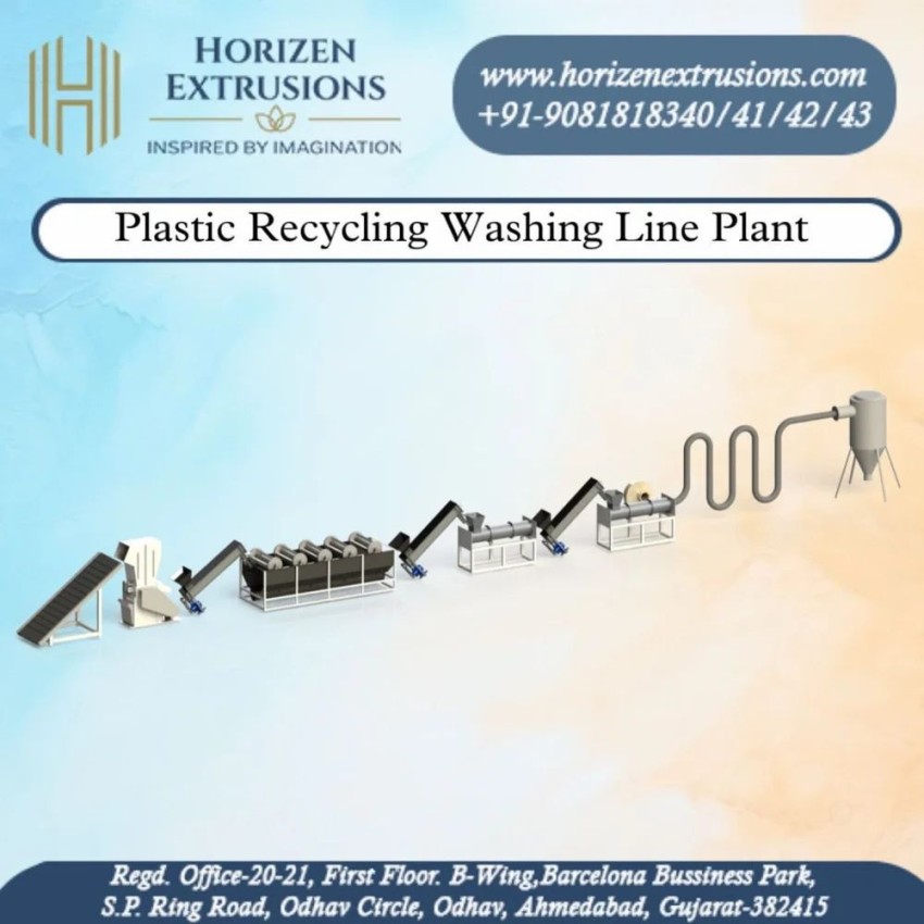 Automatic PET Bottle Wash Machine, 1000 kg/hr