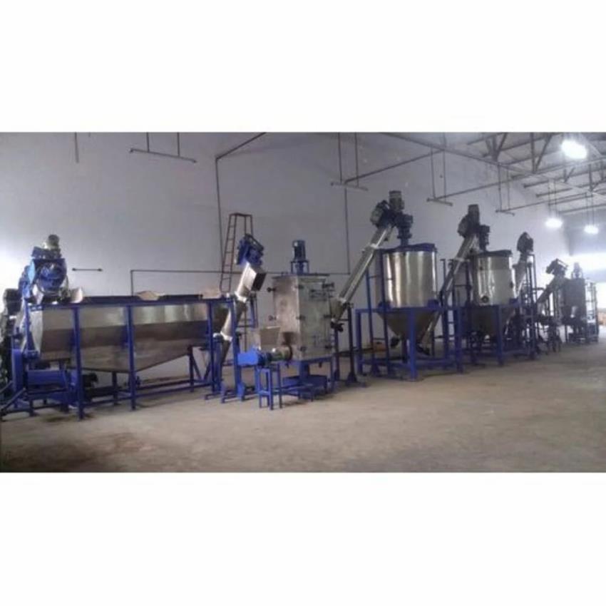 Automatic PET Bottle Washing Plant, 1000 kg/Hr
