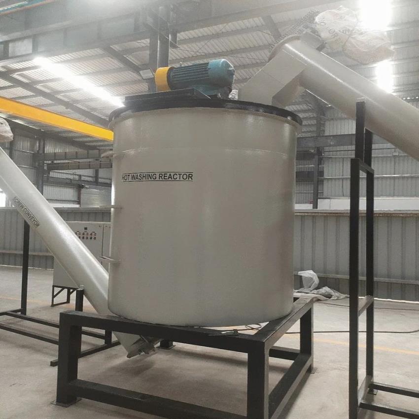 Automatic PET Flakes Hot Washing Machine