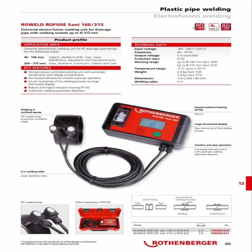 Automatic Plastic Pipe Welding Machine