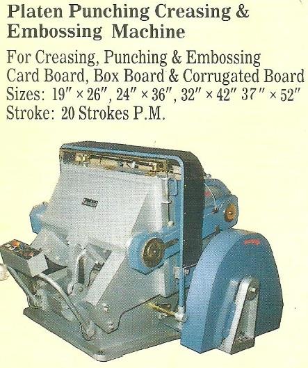Automatic Platen Punching Creasing Machine