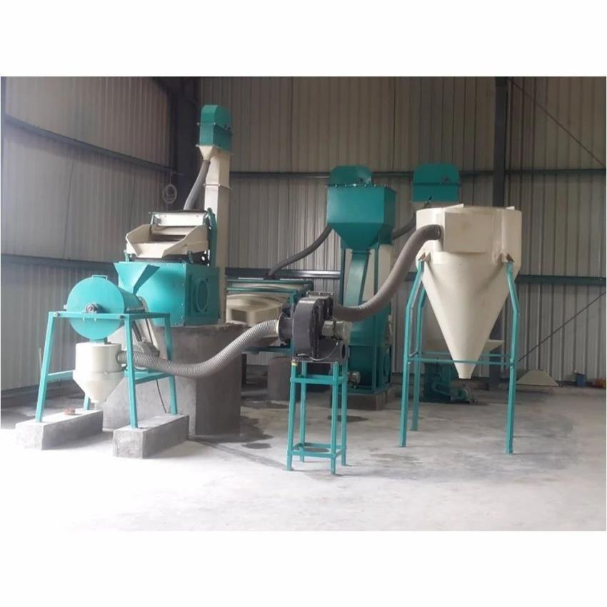 Automatic Powder Coated 1 Ton/hr Grain Processing Equipment, Three Phase