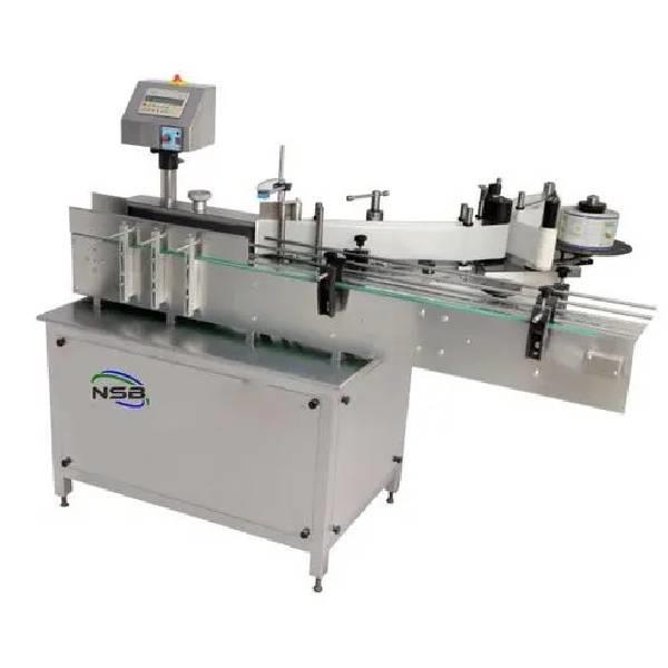 Automated Round Bottle Sticker Machine