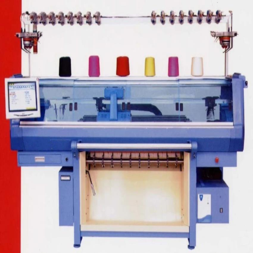 Automatic Semi-Computerized V-Bed Knitting Machines