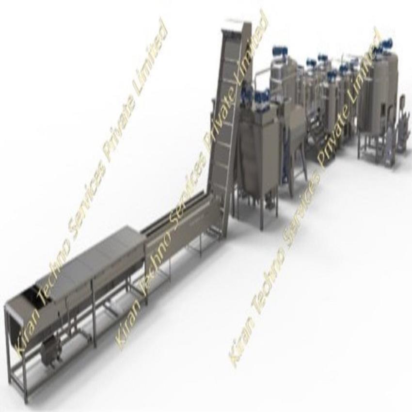 250 Kgph SS/MS Tomato Processing Machine