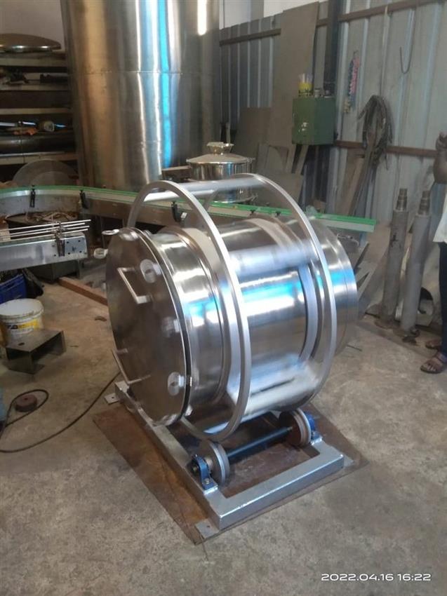 Automatic SS Tilting Drum Mixer