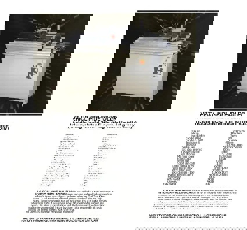 Automatic Tilting Spindle Moulder