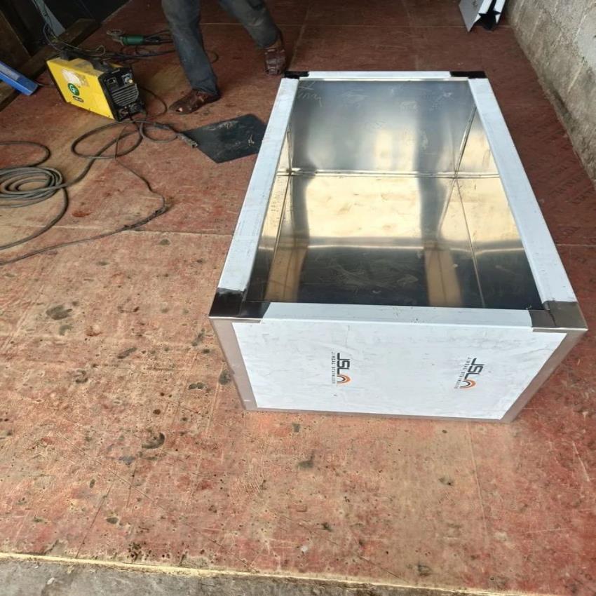 Baffle Filter Mild Steel Kitchen Chimney, 32"