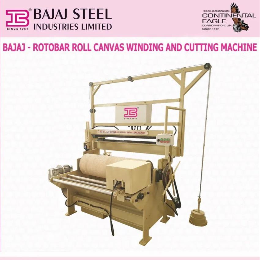 Rotobar Canvas Winding Cutting Machine
