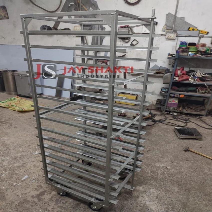 MS Bakery Tray Trolley