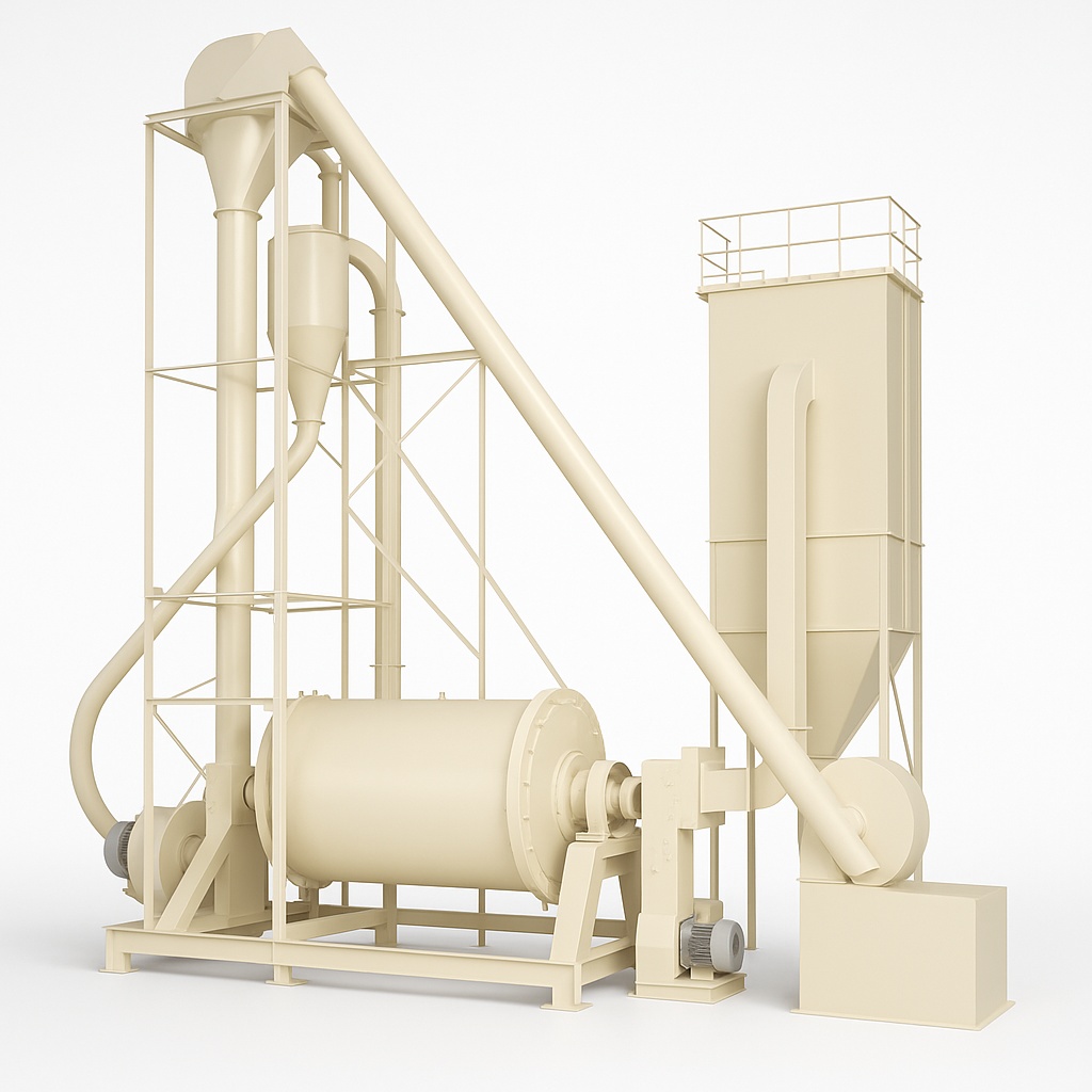 Continuous Flow Ball Mill