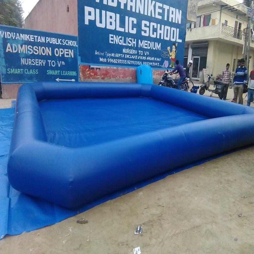 Blue PVC Kids Inflatable Pool