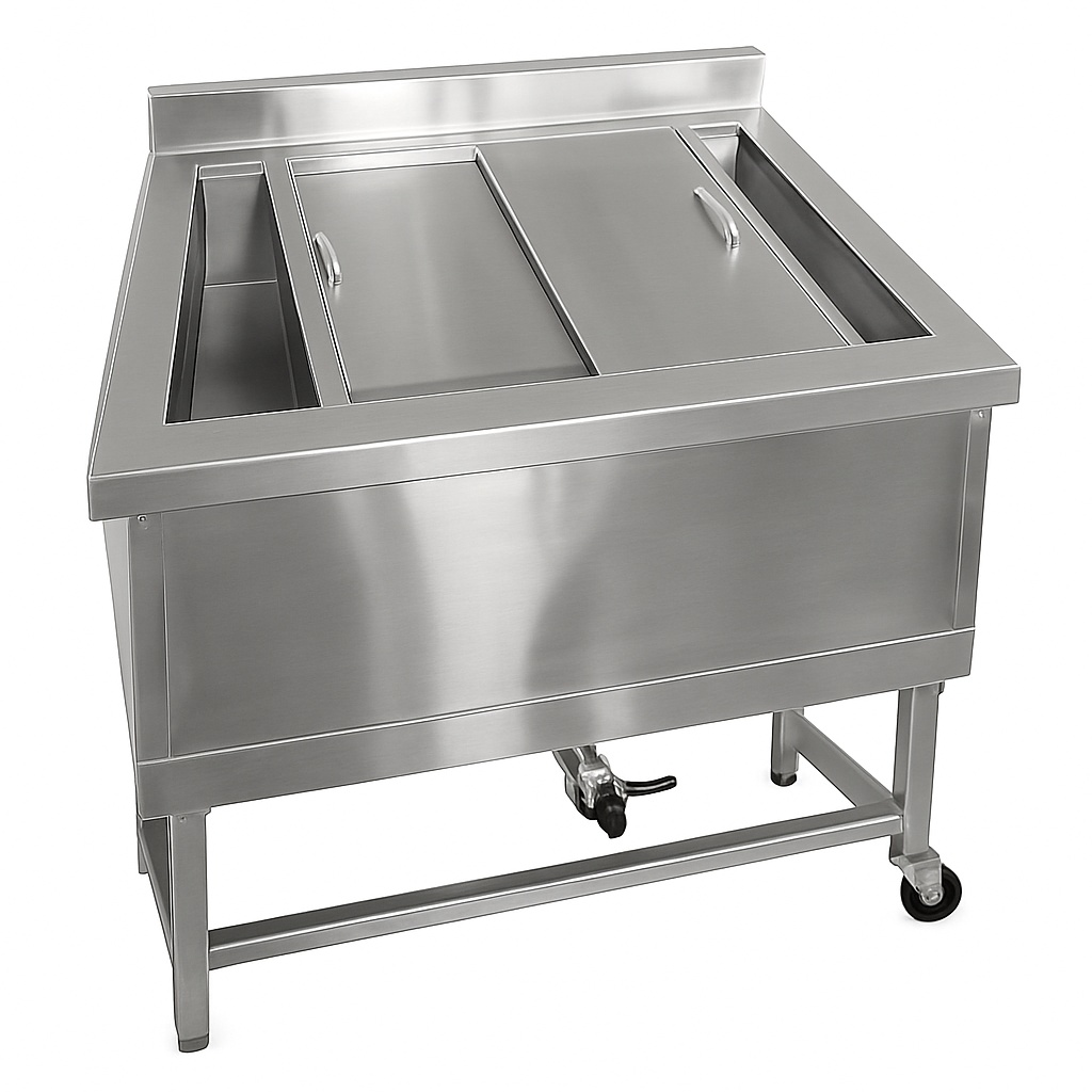 Bar Counter Cocktail Prep Station, 8 Bottle Capacity