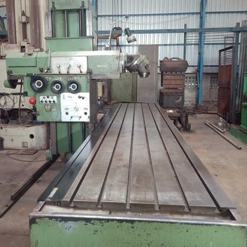 Bed Milling Mild Steel Butler Elgamill CS-10