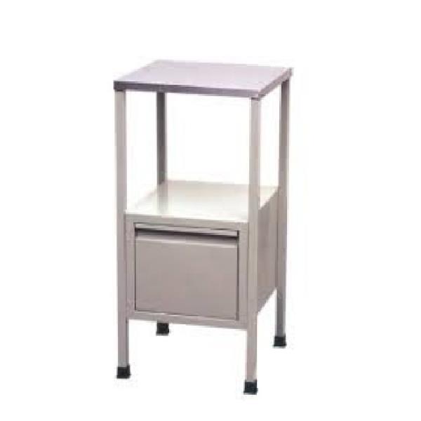 Bedside Cabinet Steel Top