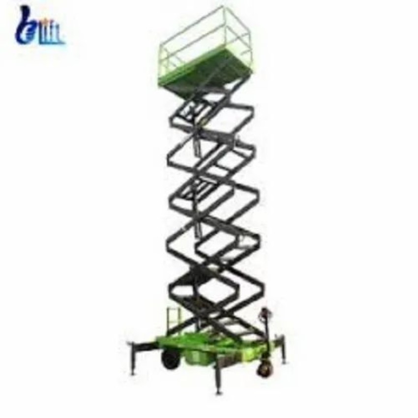 Belift Push Around Scissor Lift Machine, 60 feet Working Height