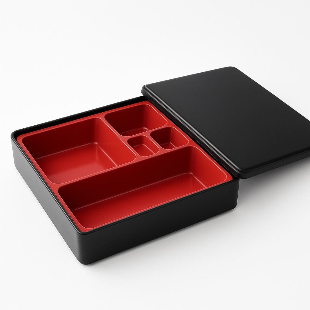 5 Compartment Bento Box, 200mL Capacity