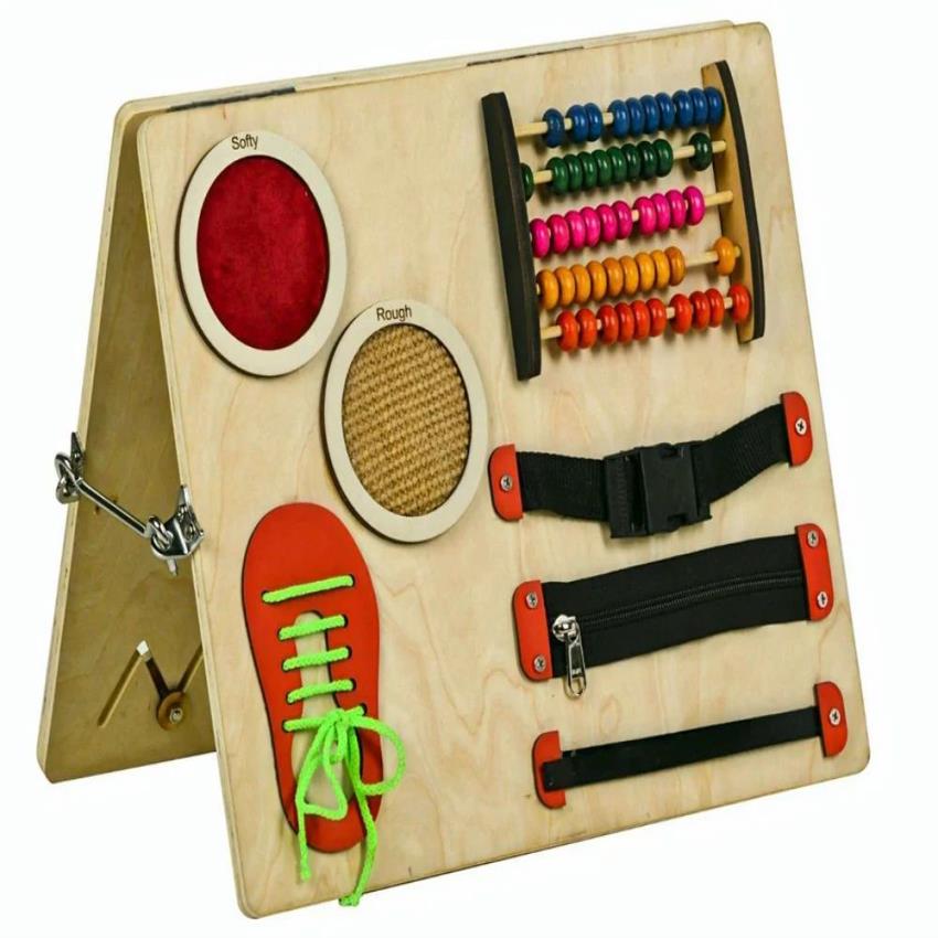 Birchwood Montessori Wooden Busy Board