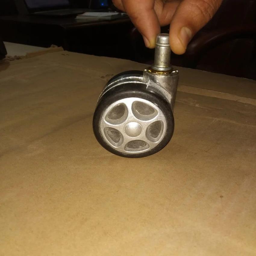 Black Copolymer Chair Caster