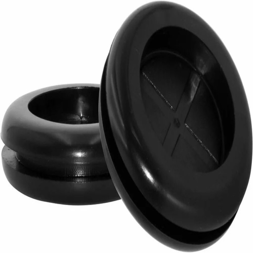 Industrial 20 mm Black Rubber Grommet