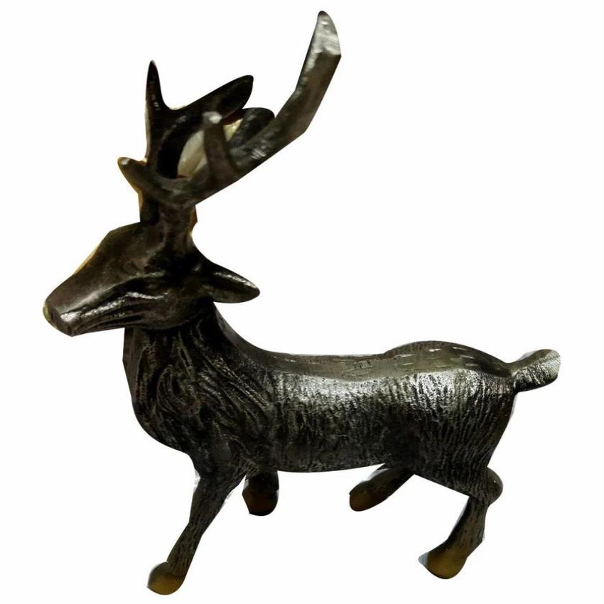 Aluminum Deer Sculpture, Interior Decorative Piece