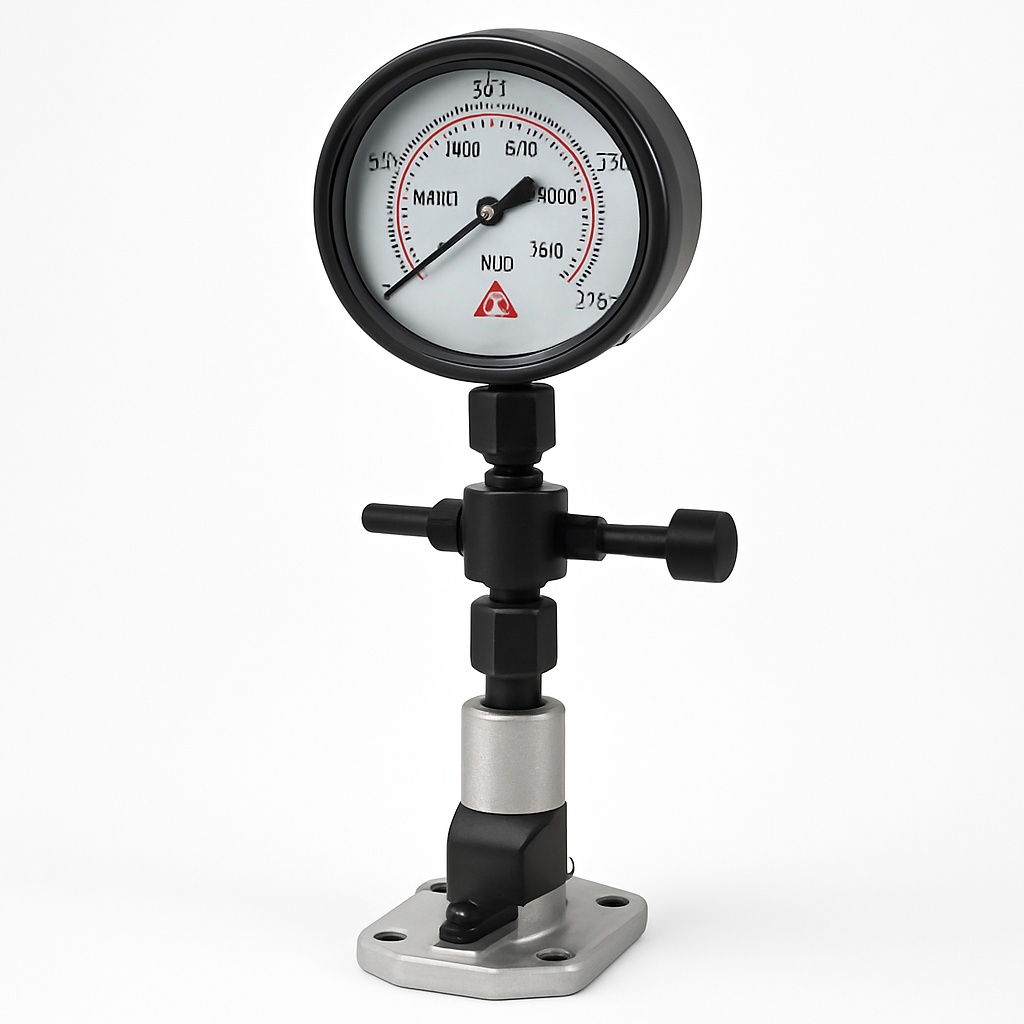 Black Analog Laboratory Injector Tester