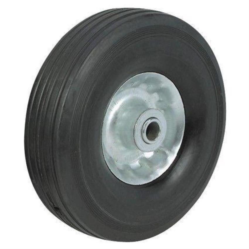 Anti Skid Solid Rubber Tyred Trolley Wheel, 16x4 Inch