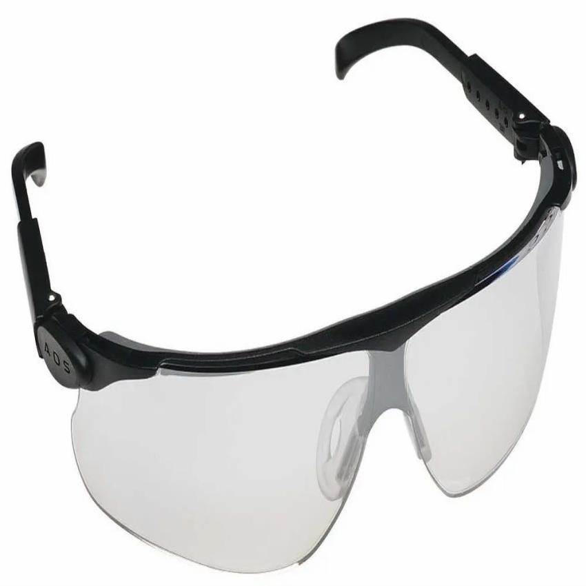 Black Fiber Zero-Power Safety Goggles