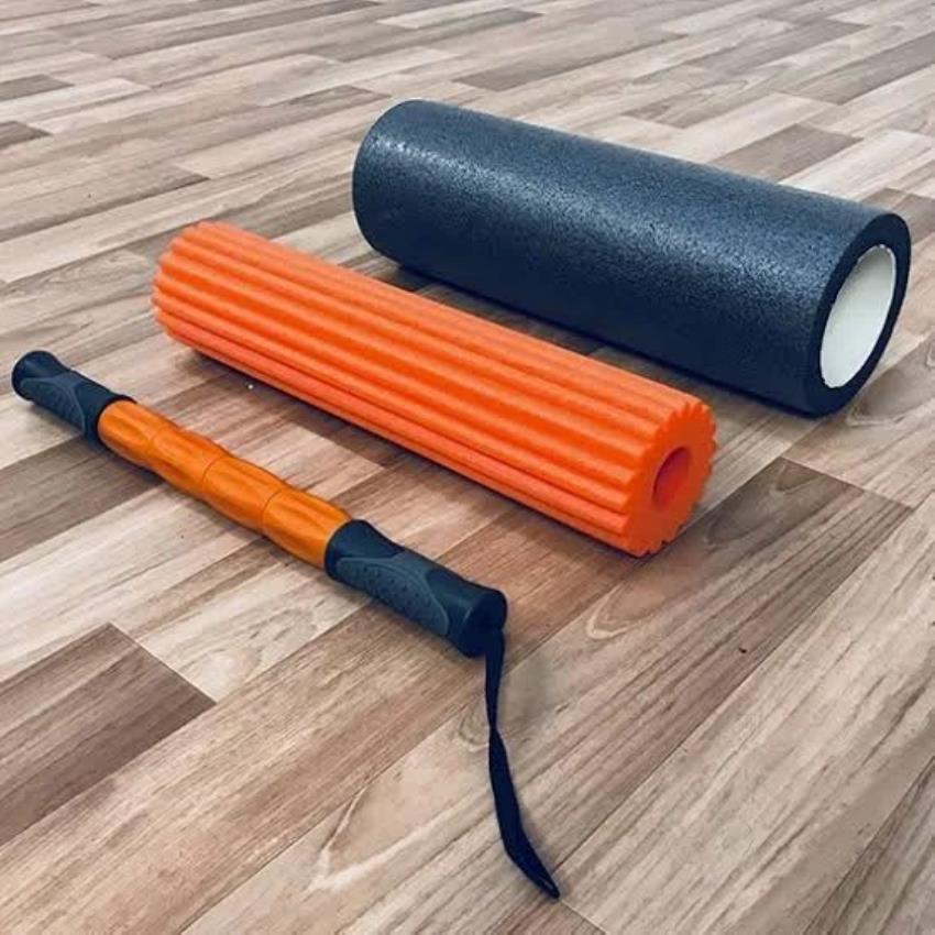 Black Fitness Form Roller, Free Size
