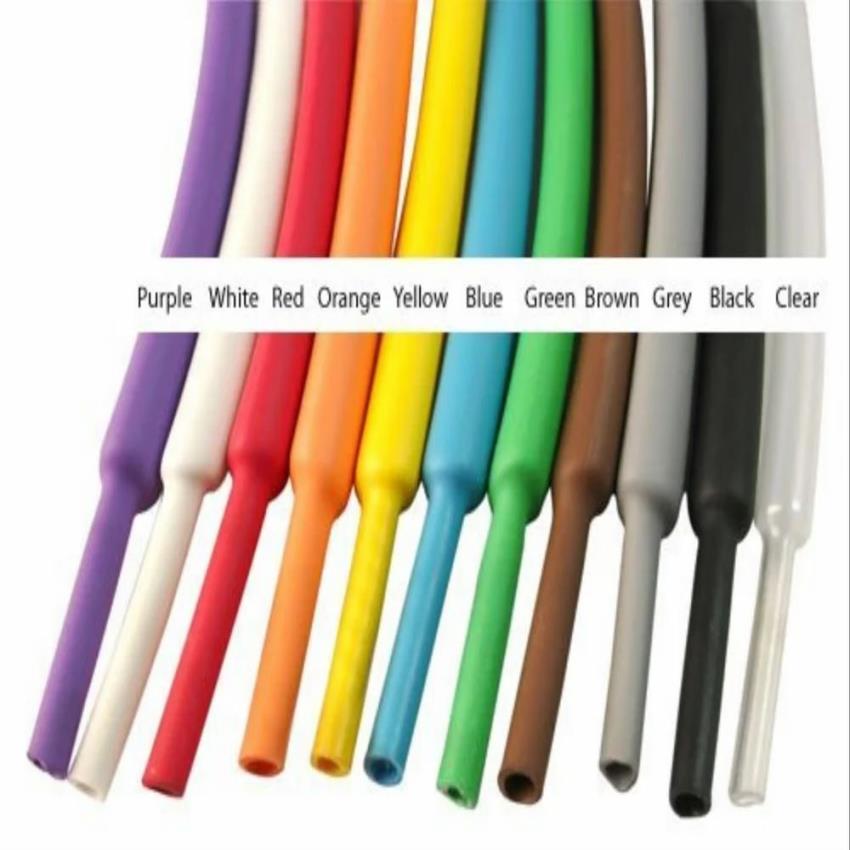 Flexible Black Heat Shrink Tube, 1.5mm-15mm