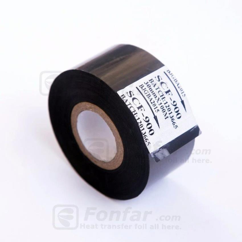 Black Hot Stamping Foil Ribbon